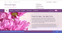 Desktop Screenshot of flowers4qatar.com